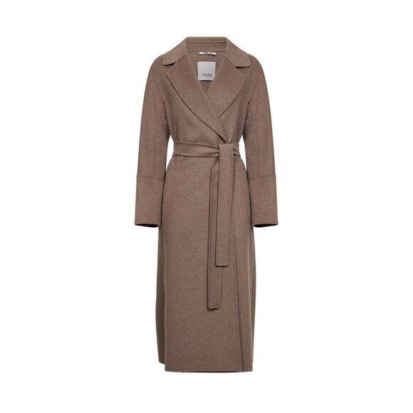 Max Mara S Women Turtledove Smmelisa Long Wrap Coat